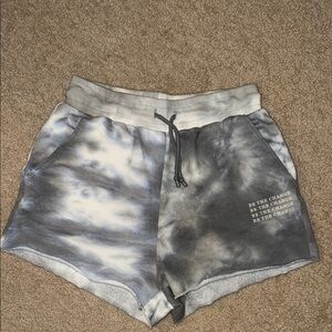 Balance/Vitality tie die sweat shorts